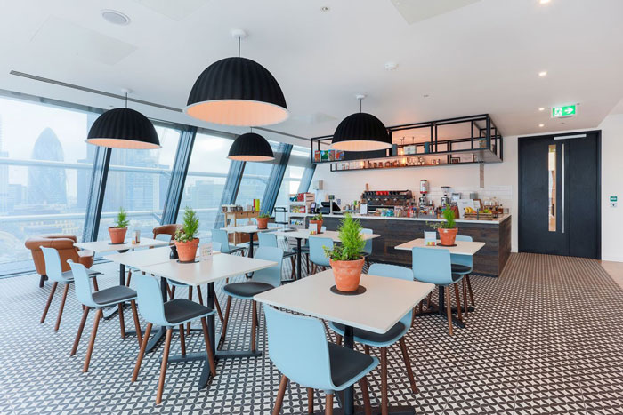 金融信息公司辦公室茶水間裝修設計效果圖