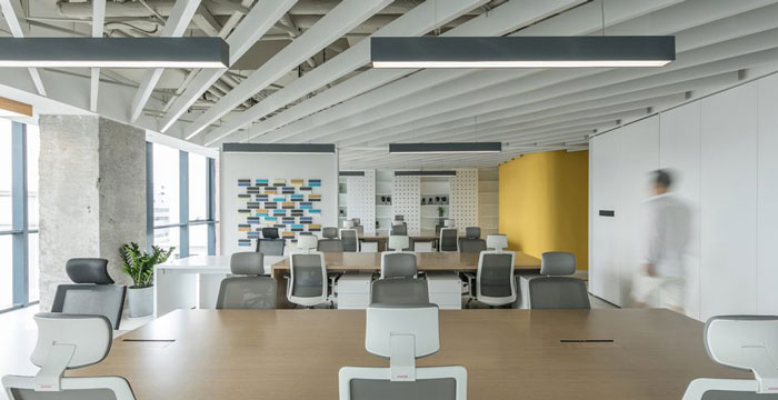 杭州武林廣場辦公室辦公區裝修設計效果圖