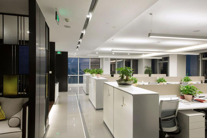 杭州九堡辦公室辦公區裝修設計效果圖