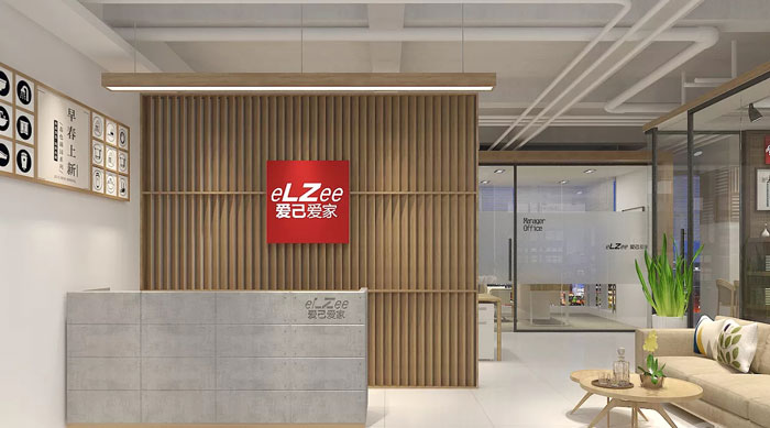 日式辦公室前臺裝修設(shè)計(jì)效果圖