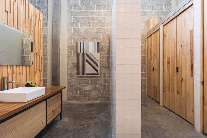 工廠辦公室衛(wèi)生間改造裝修設計效果圖