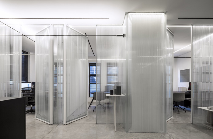 物業公司辦公室辦公區裝修設計效果圖