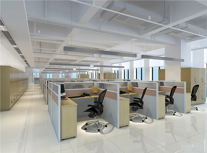 寫字樓辦公區裝修設計效果圖