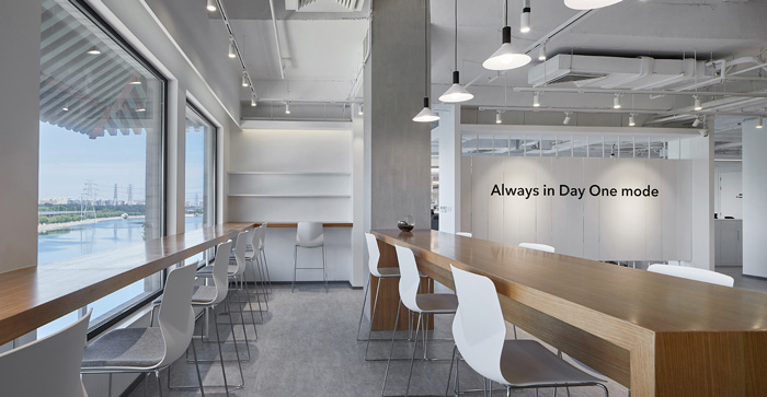 科技辦公樓吧臺裝修設計效果圖