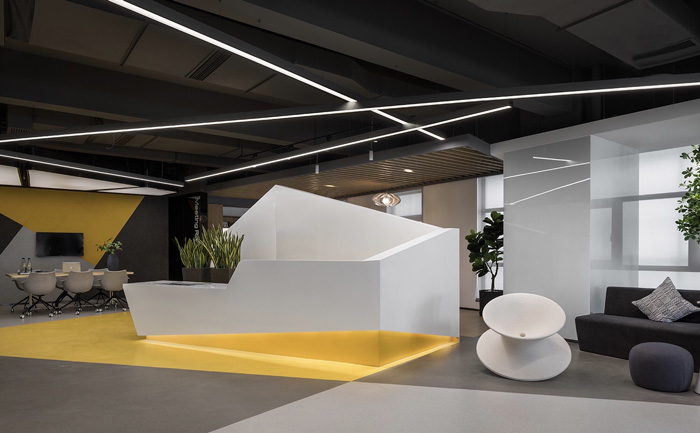 產(chǎn)業(yè)園辦公室接待區(qū)裝修設計效果圖