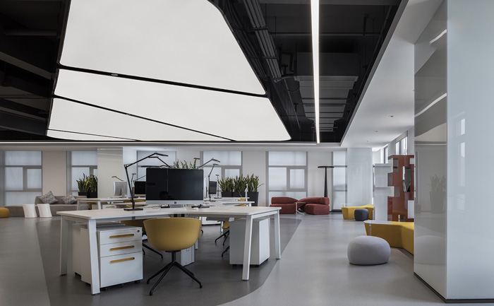 產(chǎn)業(yè)園辦公室辦公區(qū)裝修設計效果圖