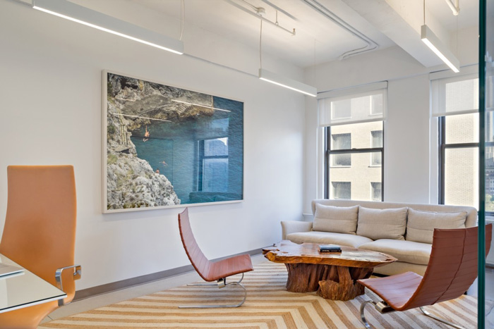 財務咨詢公司辦公室交流區裝修設計效果圖