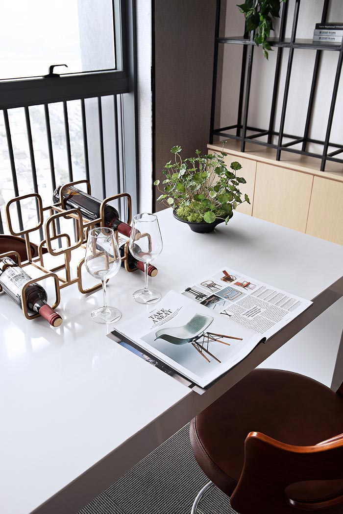 金融公司吧臺細(xì)節(jié)裝修設(shè)計效果圖