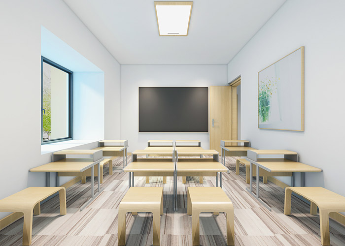 教育培訓機構教室裝修設計效果圖