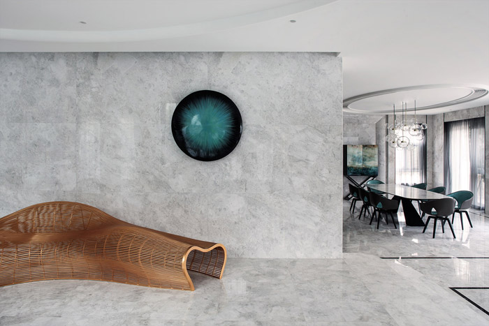 福州別墅中廳裝修設計效果圖