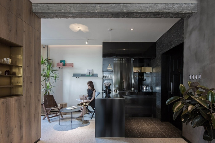 90㎡公司辦公室接待區設計方案