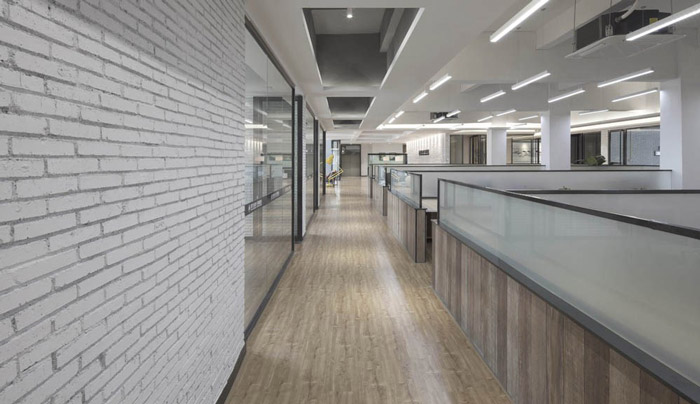 工廠辦公室辦公區設計裝修效果圖