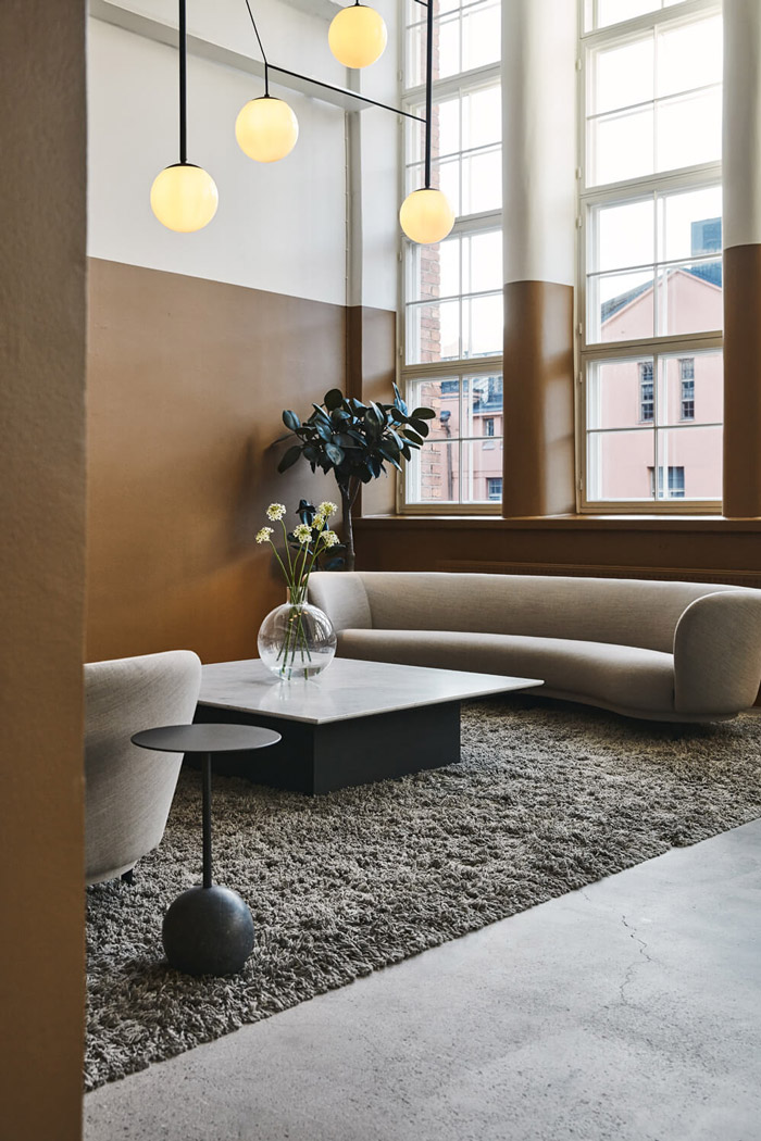 廠房改造辦公空間接待區裝修設計效果圖