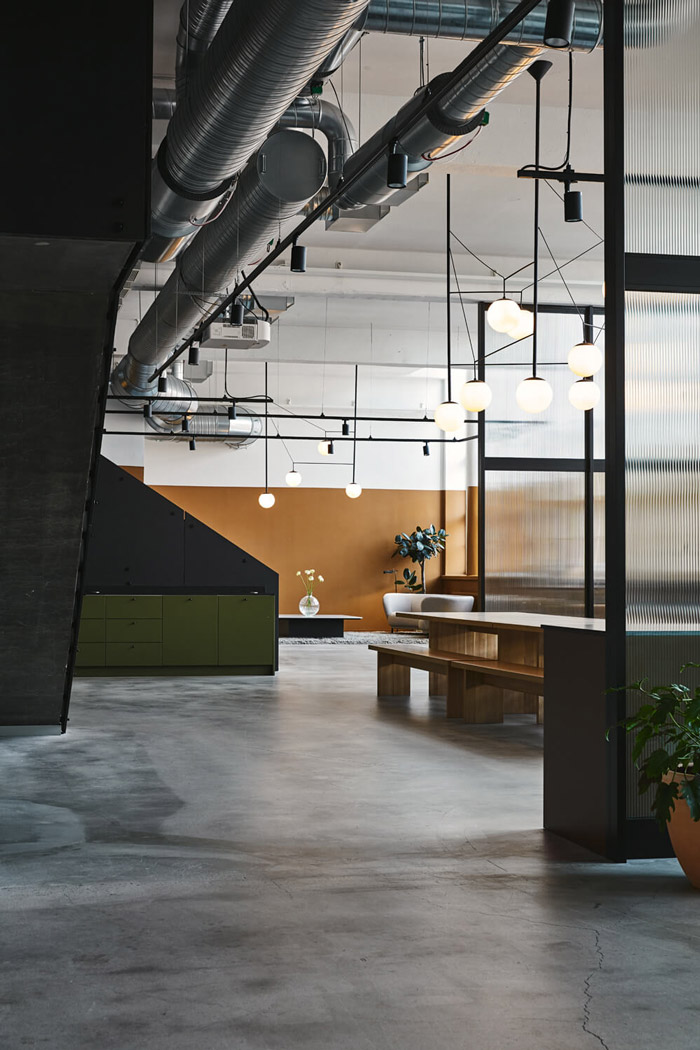 廠房改造辦公空間入口裝修設計效果圖