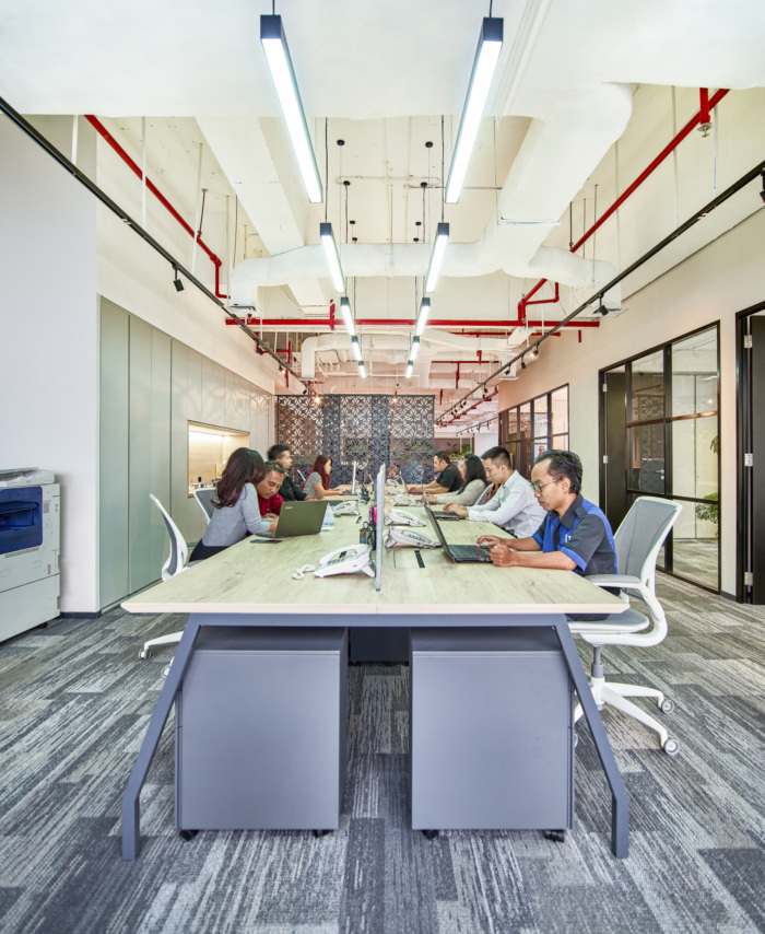 家具供應商辦公室辦公區裝修設計效果圖