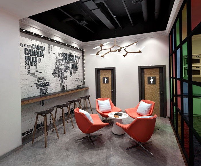 攝影公司辦公室交流區裝修效果圖