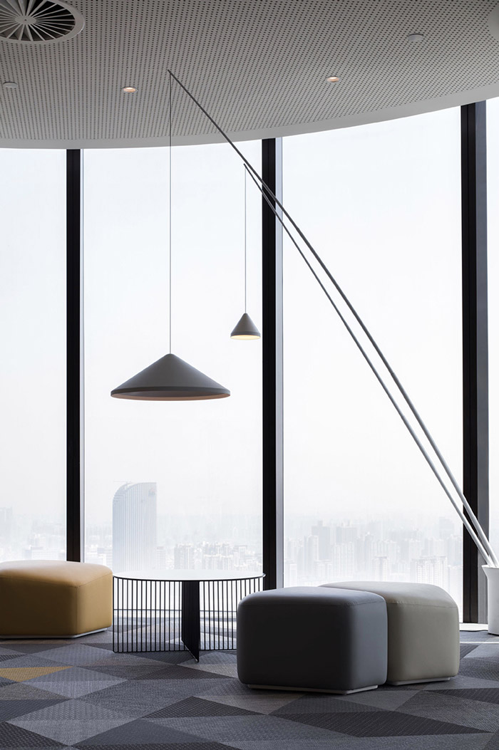 集團辦公室交流區(qū)設計效果圖