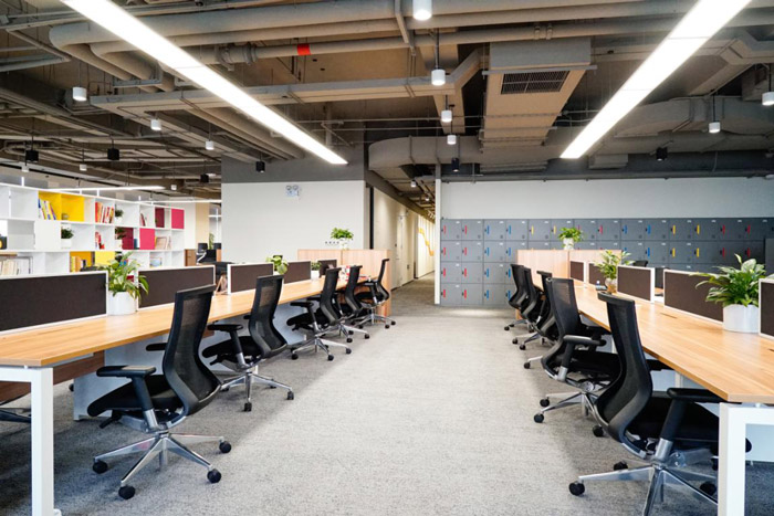 食品公司辦公區裝修設計效果圖