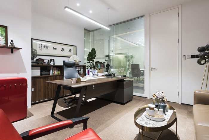 設計公司總經理辦公室裝修設計效果圖