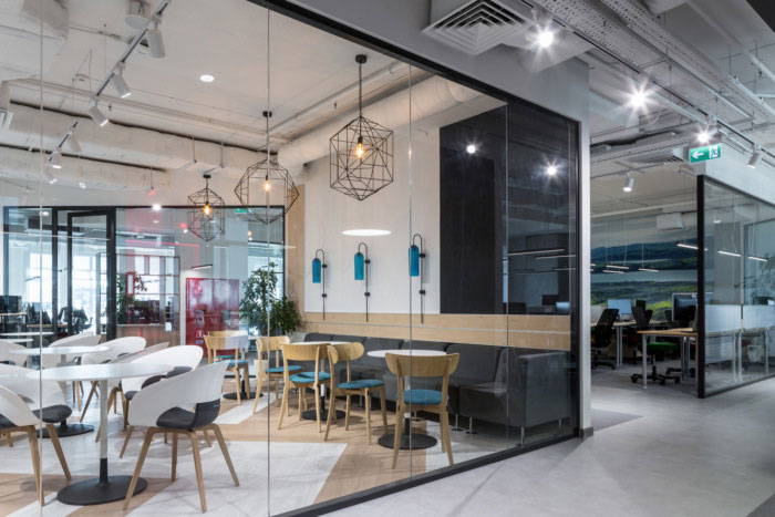 納維亞風格辦公室休息區裝修設計效果圖