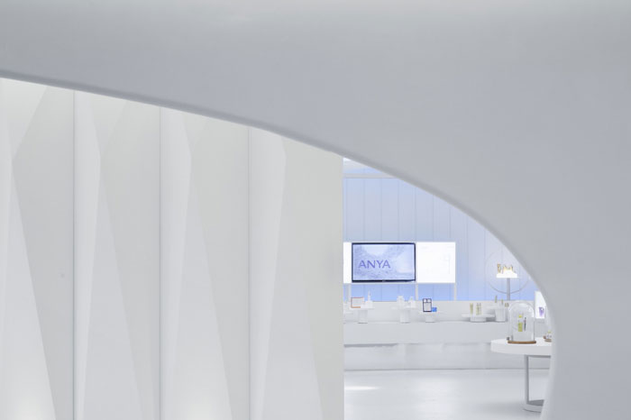 總部辦公大樓展區裝修設計效果圖