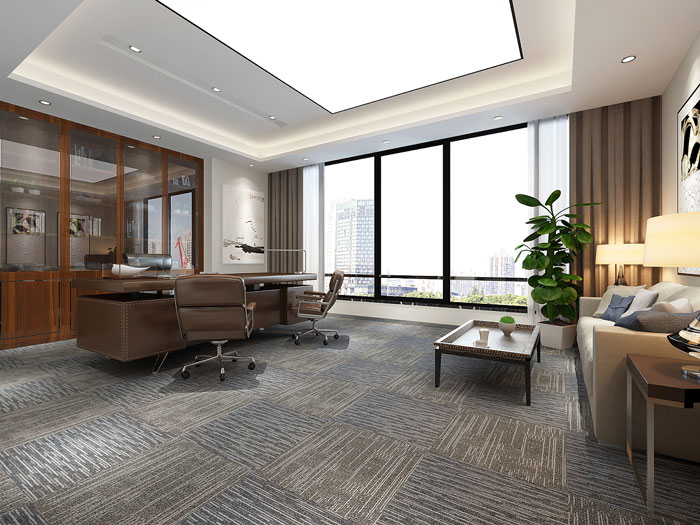 金融公司總經理辦公室裝潢設計效果圖
