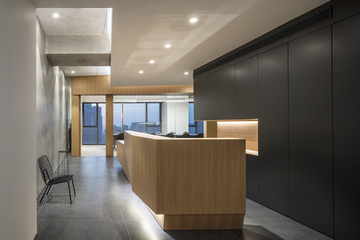 會議公司辦公室前臺裝修設計效果圖