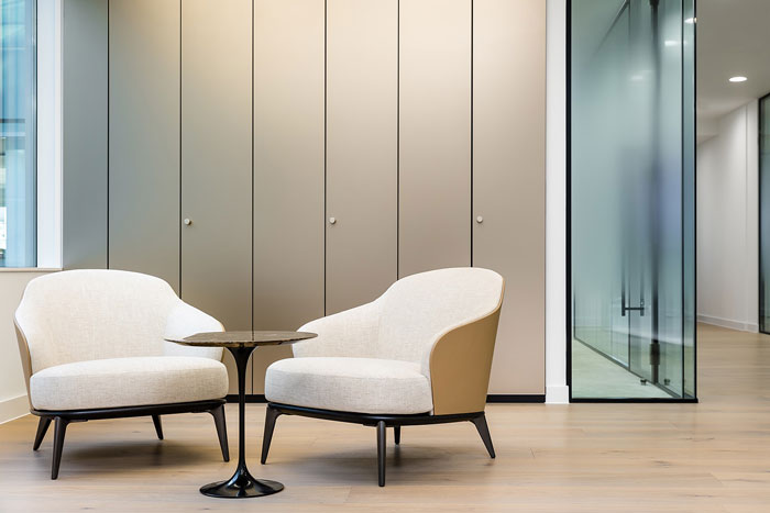 930平方辦公室接待區(qū)裝修設計效果圖