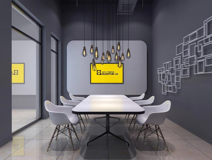 企業(yè)孵化器會議室裝修設(shè)計(jì)效果圖