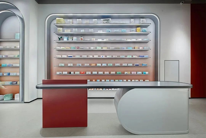 浙江美妝行業辦公總部大樓展廳設計案例