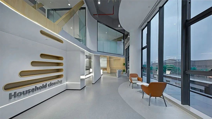 浙江美妝行業辦公總部大樓設計案例