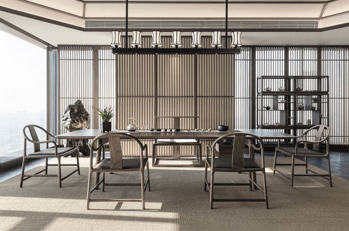 新中式精品辦公室設(shè)計裝修